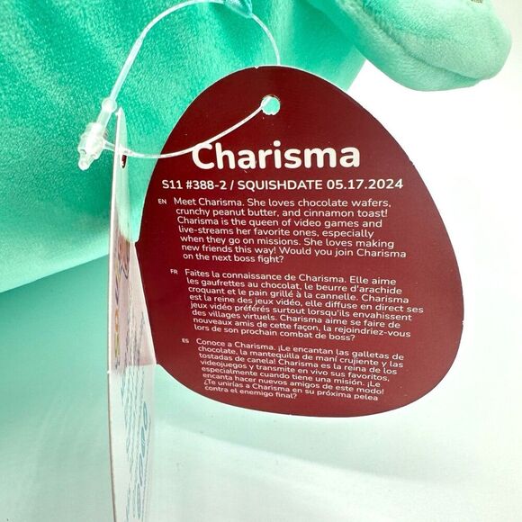 Squishmallow CHARISMA HEARTS the CAT •HTF SIZE 11”• - Picture 5 of 5